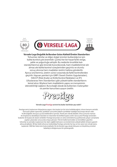 Versele Laga Prestige Muhabbet Yemi 2 x 1 KG