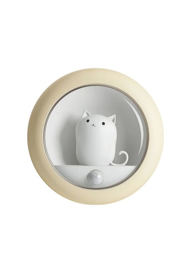 Prestigegoods Çocuklar İçin Gece Lambası Sevimli Kedi Gece Lambası Bebek Odası İçin 4000k Sıca Sarı