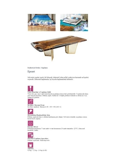 Polisan Epoart Ultra Şeffaf Epoksi Reçine