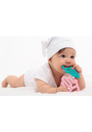 OiOi Annenin Eli Diş Kaşıyıcı - Aqua Green Yeşil