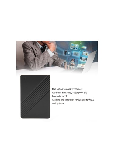 Samdoo "usb 3.0 Taşınabilir Harici Disk - Ultra İnce, Yüksek Hız, Tüm Windows Ve Mac Uyumlu" 112 Karakter