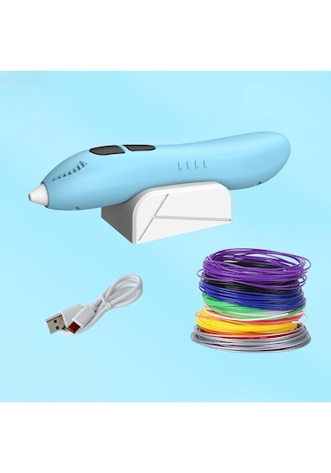 Techbloom Crh Dusuk Sicaklik 3d Yazici Kalemi Blue 12 Renk Pcl Filament Ve Sablon Rehberi Dahil