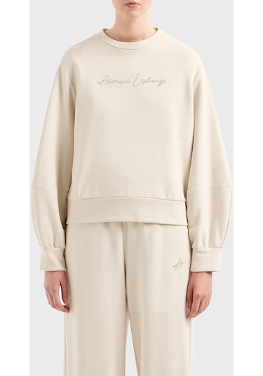 Armani Exchange Bayan Sweat 3dym13 Yjffz 1787 Bej