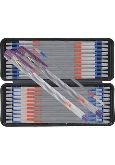 Ekoset Gümüş Deri Kalemi 2 Adet ve 100 Adet Kalem içi