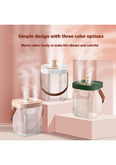 Büyük Boy Gece Lambası Özellikli Hava Nemlendirici Buhar Makinası Bebek Çocuk Yaşlı Odaları İçin