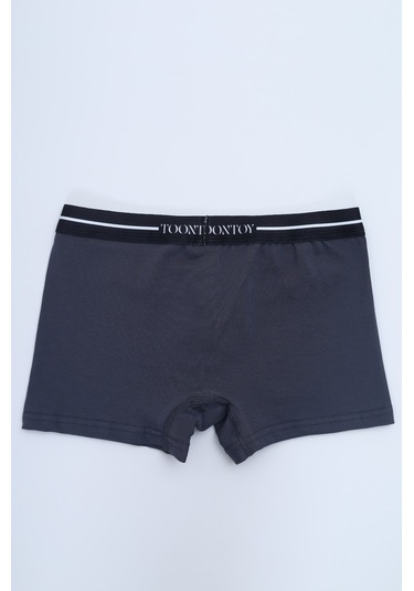 Toontoy Erkek Çocuk Yazı Baskılı 4lü Paket Boxer Çok Renkli