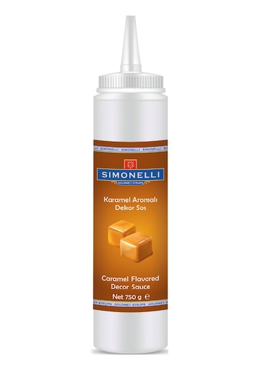 Simonelli Karamel Aromalı Dekor Sos 750 G