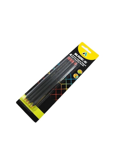 Adel Blackline 4 Adet Kırmızı Kopya Kalemi