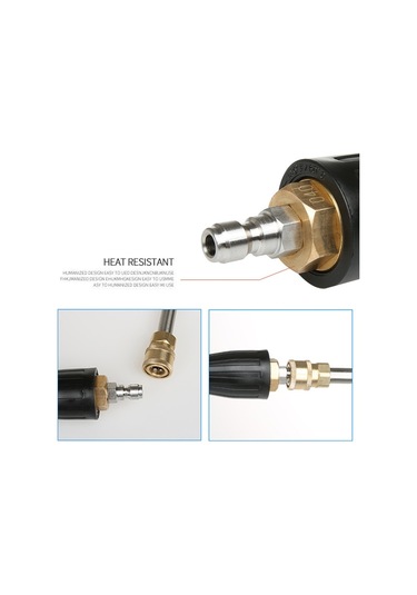 Sones Ayarlanabilir Yüksek Basınçlı Yıkama Makinesi Nozul Uçları Jet Nozul Yıkama Makinesi Aksesuarları Kamyon İçin, 035 3.5gpm / 3600psı