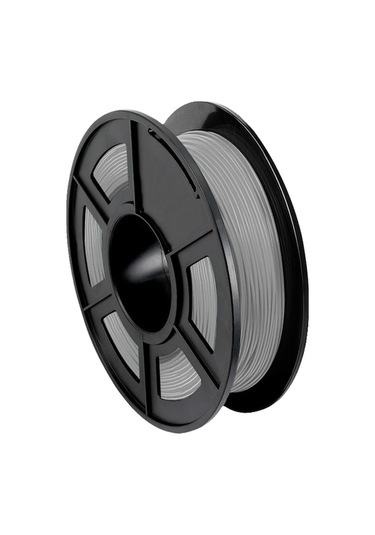 Sunlu Tpu 3d Yazıcı Filamenti 1,75mm Yüksek Hassasiyet +/-0,02mm 0,5kg Makara Gri 1,1 Lbs