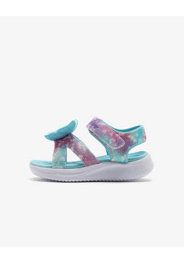 Skechers Jumpsters Sandal - Butterfly Brıtes Küçük Kız Çocuk Mavi Işıklı Sandalet 303109n Aqmt Mavi