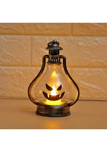 Konesam Halloween Gümüş Dekoratif Fantezi Lambası - Çocuklar İçin El Tutulu, 2 Aaa Pil İle Çalışır, Vintage Stil Aracı Ve Vitrin Öğesi C Tipi Diğer