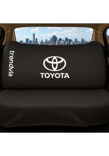 Toyota Uyumlu Ön Arka Koltuk Kılıfı Penye Servis Tipi Oto Koltuk Koruma Seti Siyah