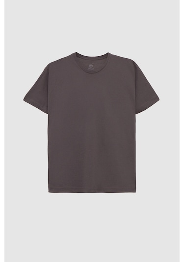 D's Damat Ds Damat Relaxed Fit Antrasit %100 Pamuk T-shirt 6hc14ort02005 Antrasit