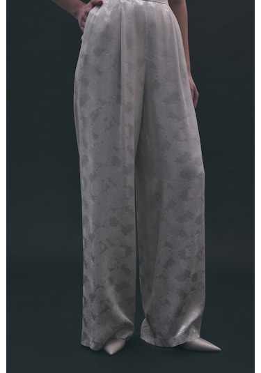 Sateen Camila Pantolon - Bej-137186 Bej