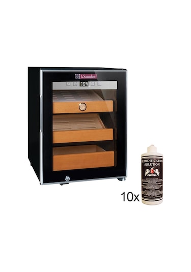 La Sommeliere Elek. Nemlendirme Puro Dolabı Humidor 250cap 10'lu Saf Su Hediyeli