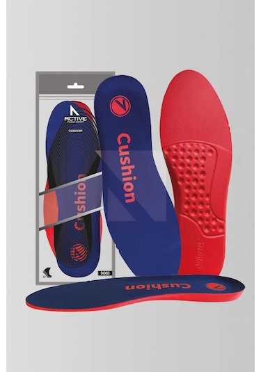 Active Team SG04 Yumuşak Jel Topuk Destekli  Ortopedik Deri İç Tabanlık