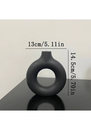 Luckysouk İskandinav Beyaz Çiçek Vazosu - Plastik Saksı Ve Dekorasyon Ürünü Chınamateryal: Plastik Bordo