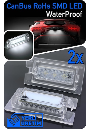 Bmw 3 Serisi E46 Cabrio 2000-2003 Canbus Led Plaka Aydınlatma Ledi Lambası Led Edition