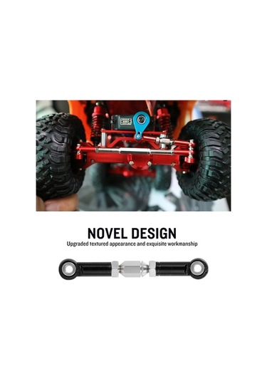 Pazly Wpl Uyumlu Servo Rc Mn-d90 Mn-99 Mn-91 Jjrc İçin Geeroyoo Fj-45 Çubuğu Bağlantı Araçları Alüminyum - Gz