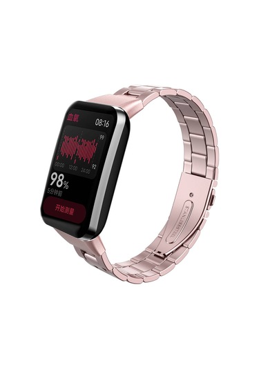 Xiaomi Mi Band 7 Pro Krd-04 Metal Kordon-pembe