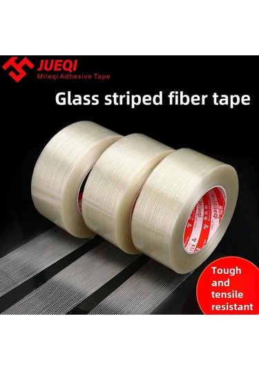 Yapışmayan İşaret Tek Taraflı Fiber Bant Kalıp Elektronik Ambalaj Yapışkan Bant 8.0cm Wide 50 M Long Standard Diğer