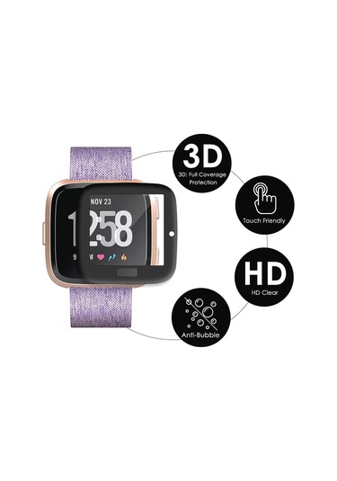 Fitbit Versa Ekran Koruyucu Nano Esnek Cam
