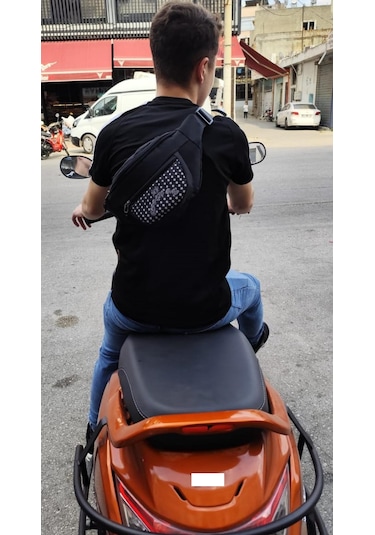Mygeppetobag Unisex Siyah Renkli Omuz Ve Bel Çantası Siyah