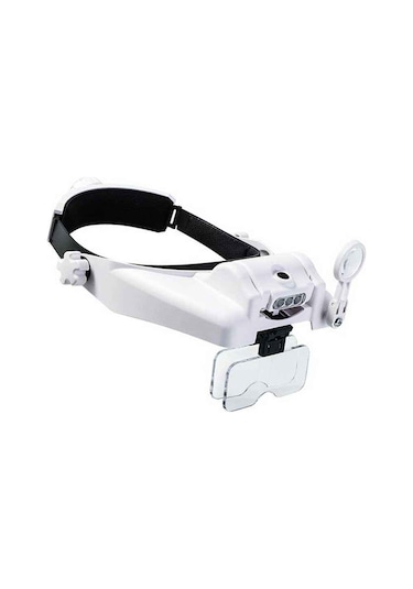 Class Mg-820 5 Ayrı Mercekli Led Işıklı Kafa Tipi Büyüteç