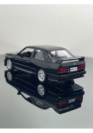 Bmw M3 1:32 Ölçek Metal Çek Bırak Model Araba 12 Cm - Siyah