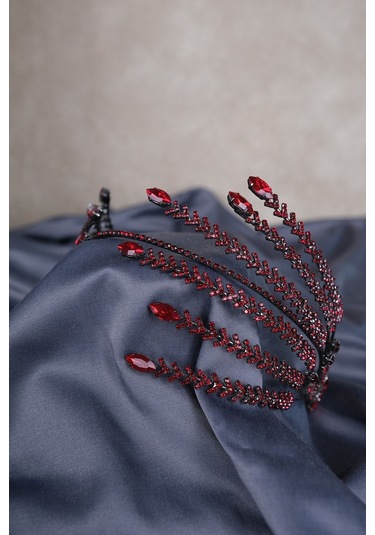 FdayAksesuar Kadın En Güzel Gelinlere Özel Çift Taraflı Helen Gelin Saç Aksesuarı FRDY31663