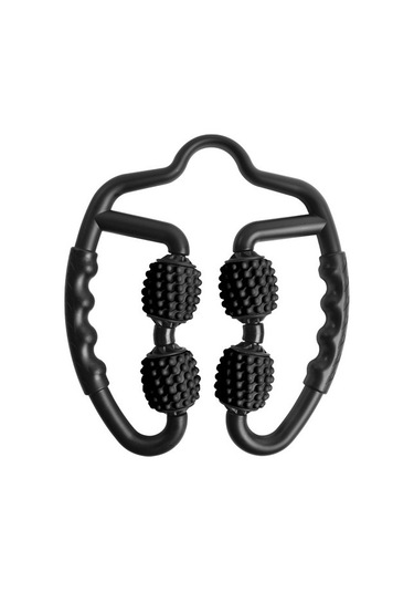 Halka Şeklindeki Bacak Kelepçeleri Makaralı Kas Gevşeme Masajı 2m98cv Siyah