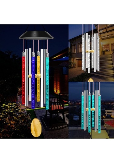 Opulentliving Güneş Enerjili Su Geçirmez Akrilik Baloncuk Fener, 6-8 Saat Işık, Dış Mekan Beyaz Sarkıt Lambası Beyaz