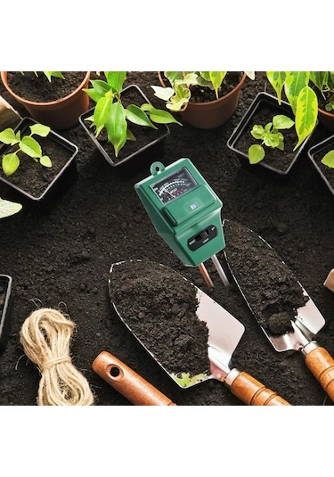 Toprak Nem Ölçer. Ph Metre Ve Işık Ölçer 3'Ü Birarada