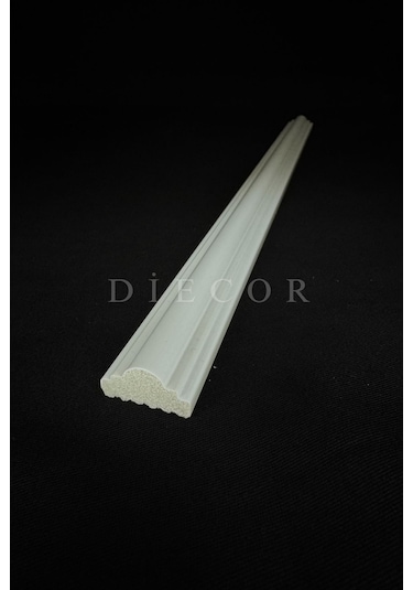 Diecor Dekoratif Boyanabilir 2,5 Cm Duvar Çıtası Hazır Kesimli 5 Adet Çerçeve Paketi Bej Model:xa275