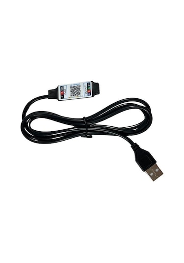 Usb Girişli Bluetooth Cep Telefonundan Rgb Şerit Led Kontrol Modülü 6a 5v