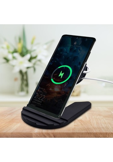 Butu İphone 12 Serisi Magsafe İçin Silikon Kablosuz Şarj Tutucu Masaüstü Montaj Standı