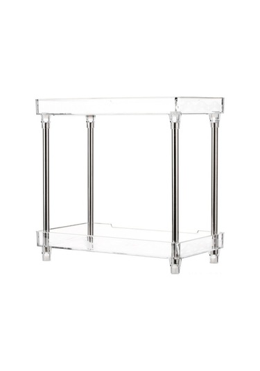 Dancemonkey 2 Katlı Şeffaf Banyo Organizatörü - Makyaj & Kişisel Bakım İçin Pratik Saklama Diğer