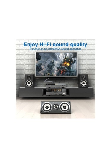 Novahub 5m Saf Bakır Rca Koaksiyel Hıfı Dijital Ses Kablosu Optik , Spdıf Subwoofer Hoparlör Kablosu Gümüş Gri