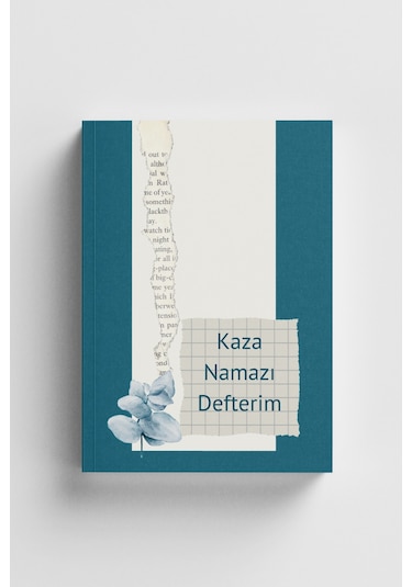 5 Yıllık Kaza Namazı Defterim - Mavi Çok Renkli