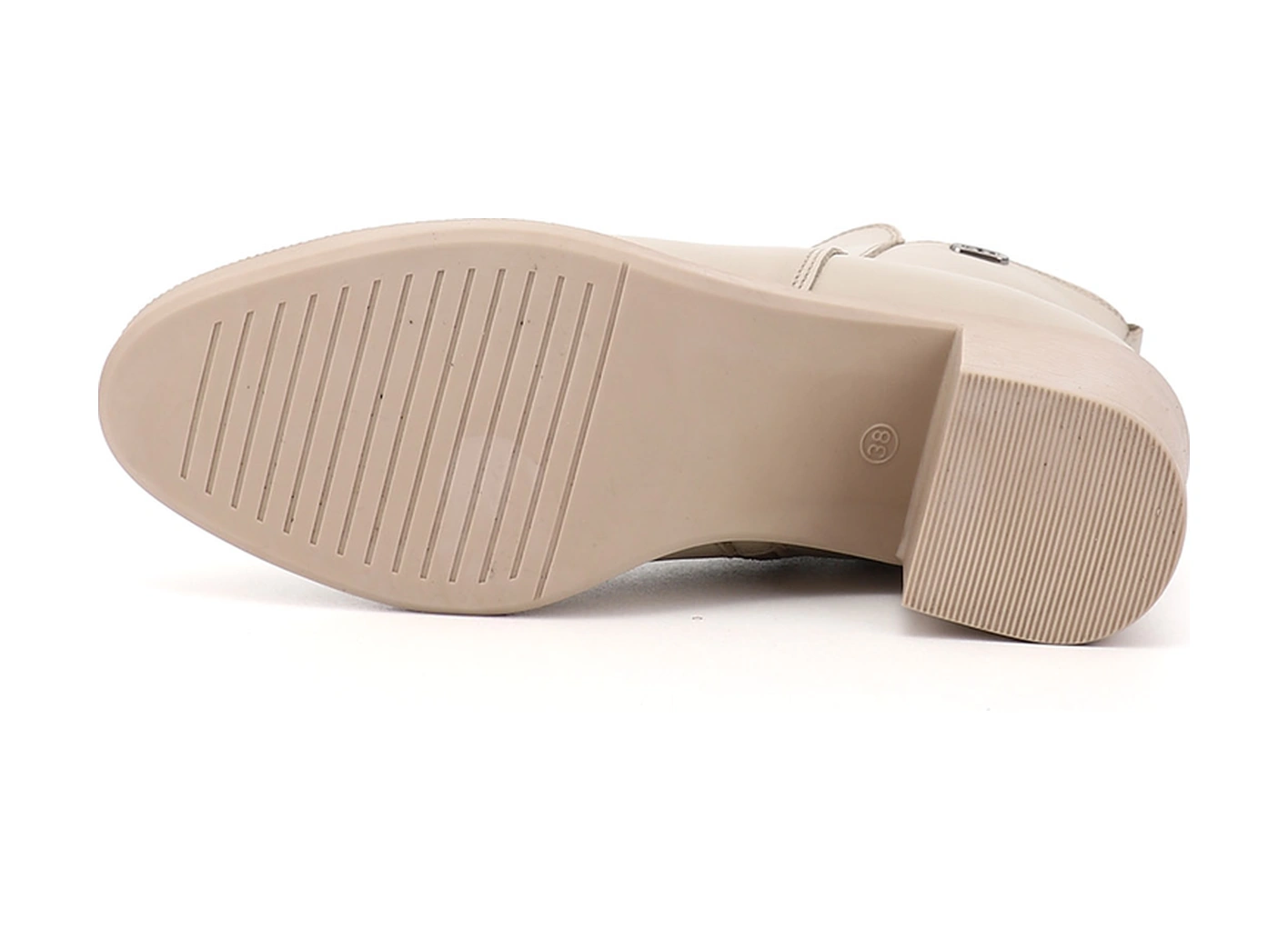 Gönderi R Kadın Bej Fermuarlı Kalın Topuklu Hakiki Deri Bot Gkzb13453428 Bej