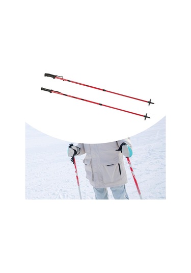 Suntek Trekking Direkleri Için Alüminyum Alaşım Kırmızı Kırmızı