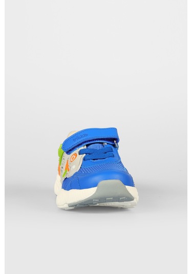 Vicco Tuna Baskılı Erkek Bebek Saks Mavi Spor Ayakkabı Saks Mavi