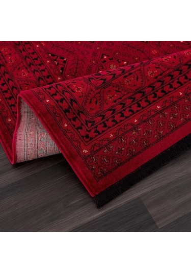 Afgan Türkmen Otantik Desenli Dokuma Salon Halısı