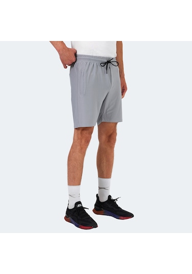 Slazenger OGNIA Erkek Cepli Fıtness Gri Şort