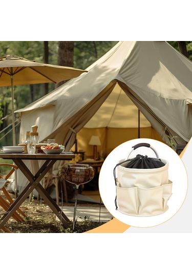 Suntek Ev, Bahçe, Seyahat Ve Diğer Amaçlar İçin Kulplu Bej