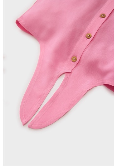 DeFacto Kız Bebek Gömlek Yaka Kısa Kollu Gömlek E2897A525SMPN164 Pembe