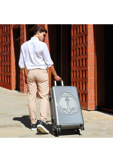 Biggdesign Ocean Gri Büyük Boy 28" Valiz