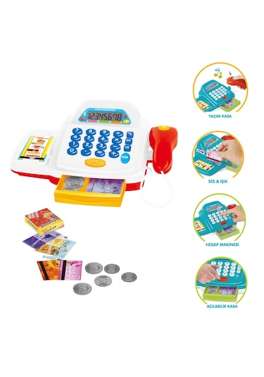 Işıklı Sesli Hesap Makınelı Yazar Kasa