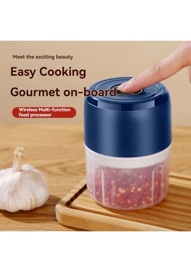 Elektrikli Sarımsak Masher Sarımsak Pounder Sarımsak Ezici Ev Şeffaf